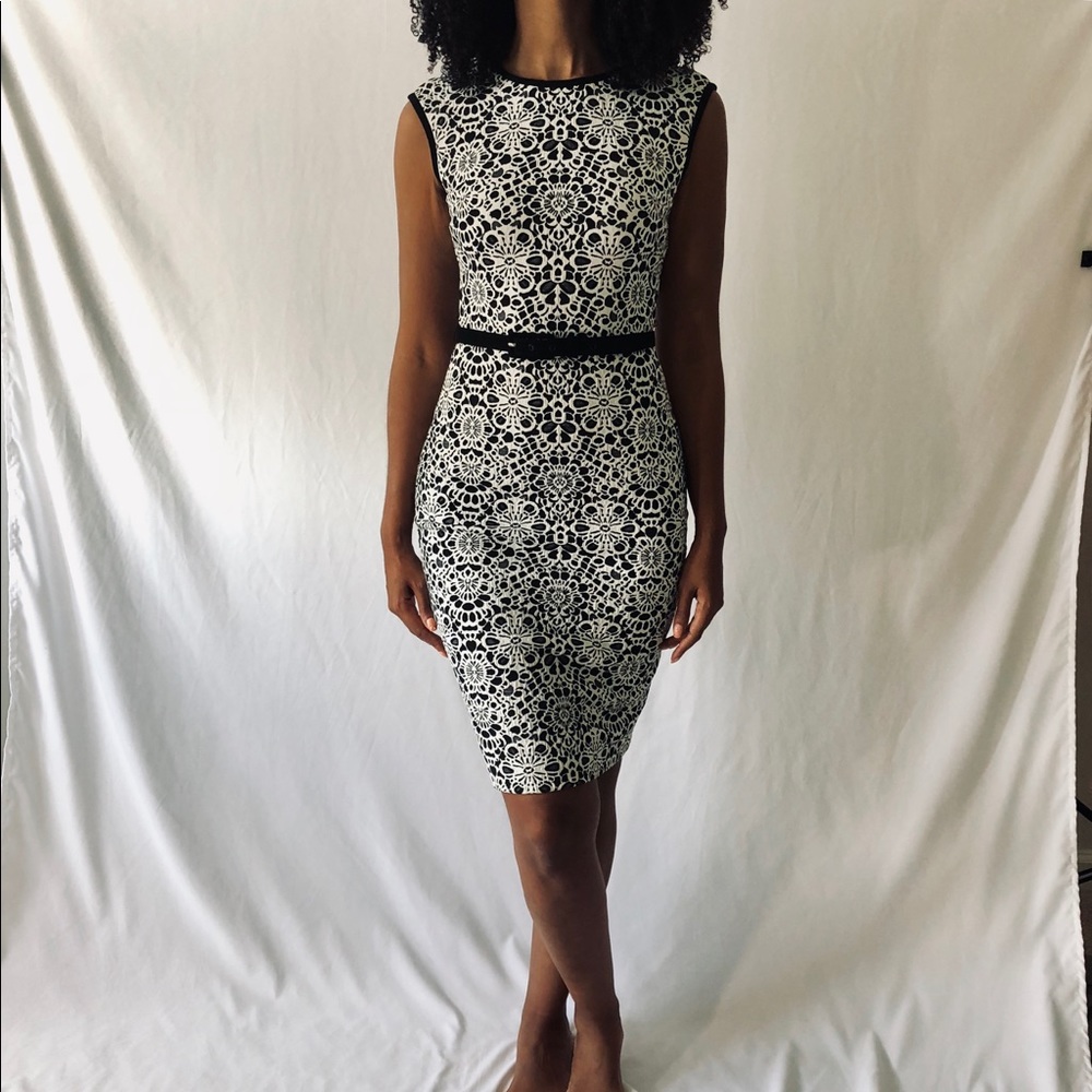 CACHE | RARE Cache Midi Cocktail Dress